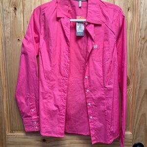 Cinch Women's Pink Button Down Shirt